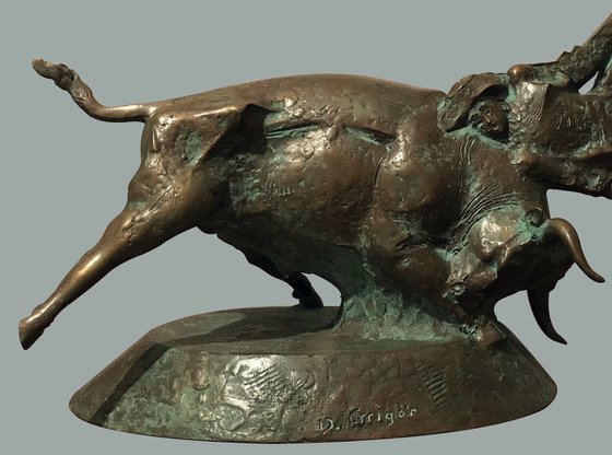 Rodeo  (21x35x13cm, bronze)