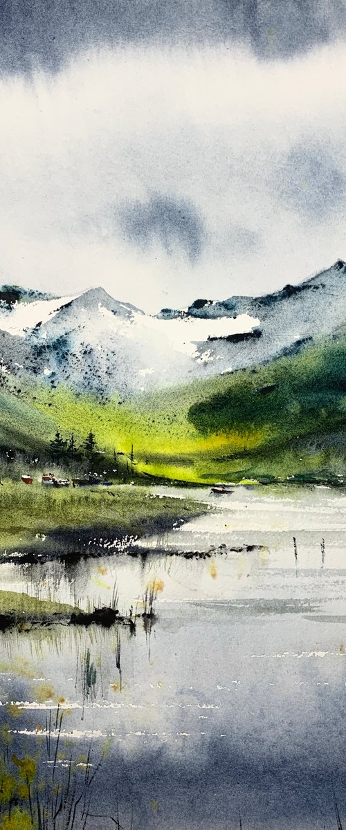 Mountain river #15 by Eugenia Gorbacheva
