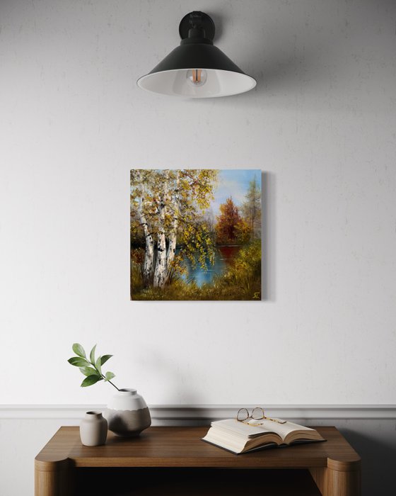 Birches by the River