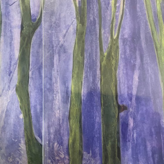 A kiss in butterfly wood