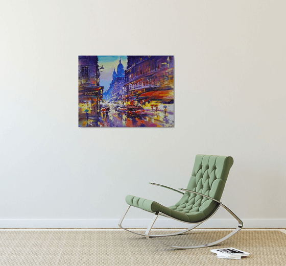 Montmartre Evening Reflections