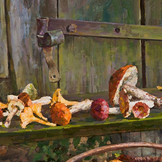 Still Life with Mushrooms