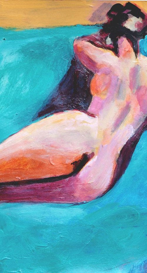 Nude 278 / 35 x 27 cm / 13,8" x 10,6" by Alexandra Djokic