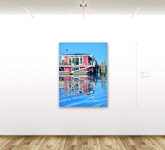 Sausalito Pink Houseboat