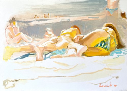 Sunbathing by Alexander Levich