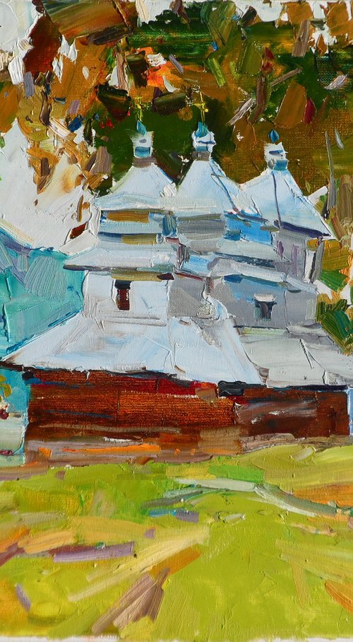 " Church in the mountains  " by Yehor Dulin