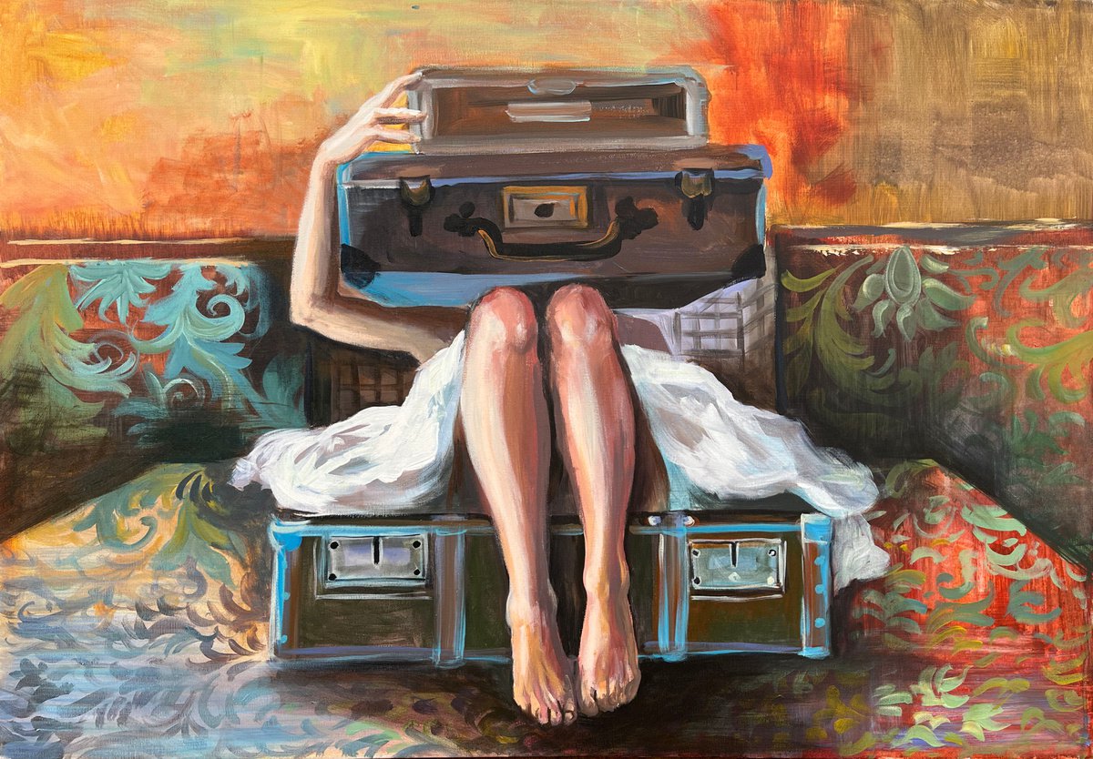 A Traveling Mood #2 By Maria Kireev, 39 X 28, Artwork For Sale On Artfinder