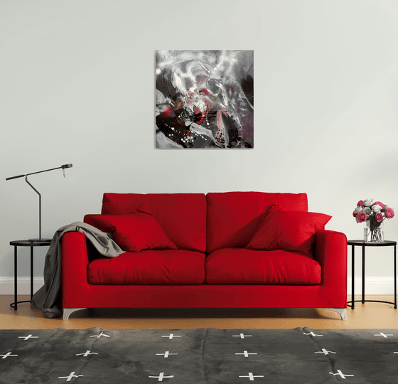 Large Unique Abstract Painting Chopin Music By Kloska