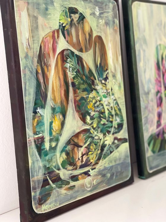 "What about stereotypes?" Diptych.