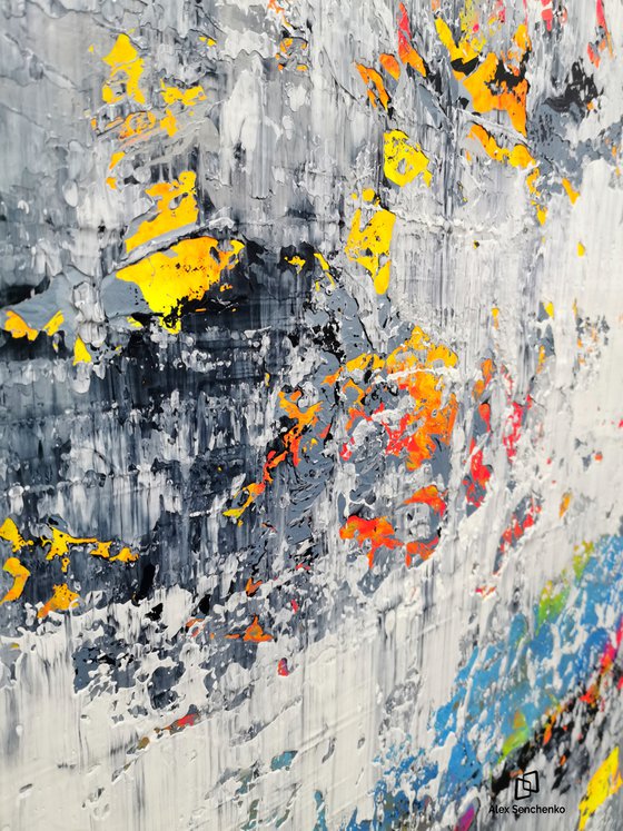 150x100cm. / abstract painting / Abstract 2197