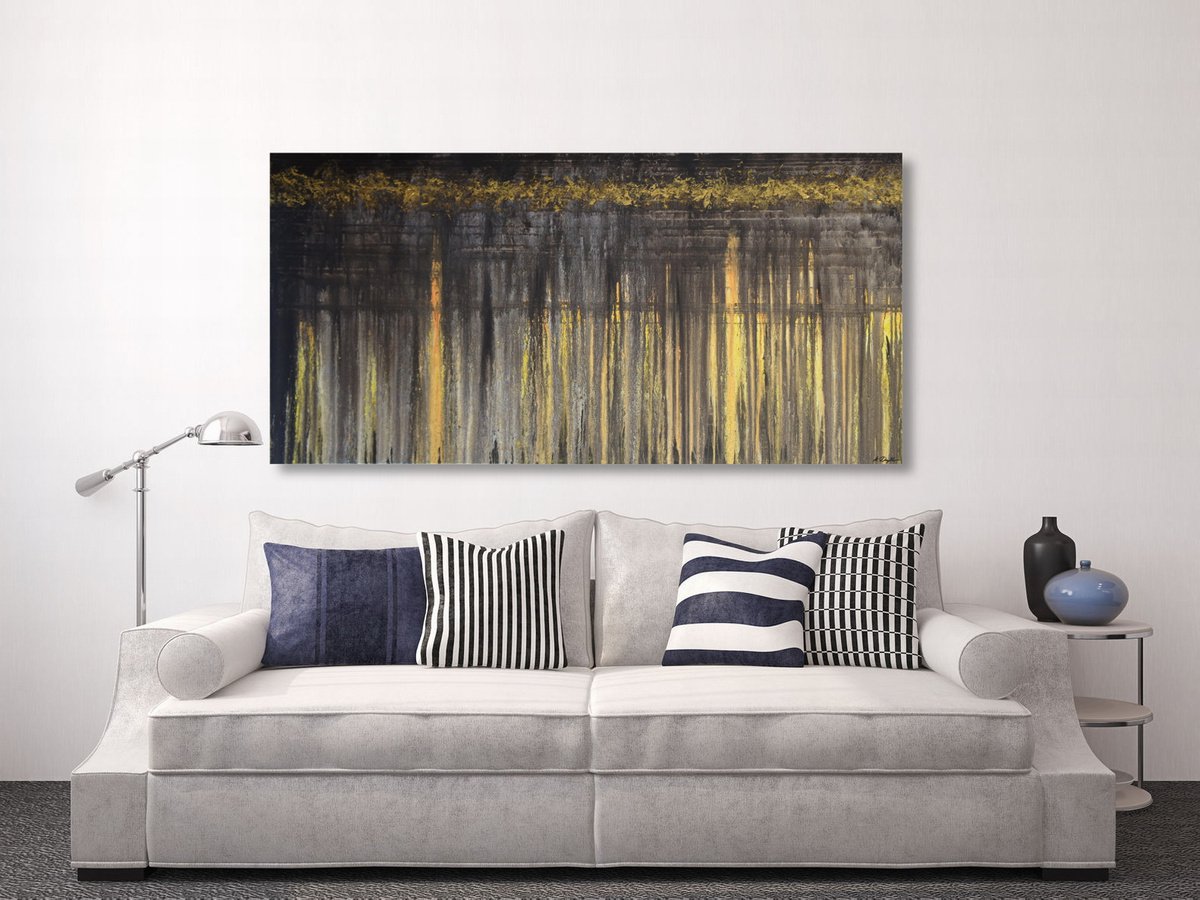 Gold Rush (160 x 80 cm) XXXL (64 x 32 inches) by Ansgar Dressler