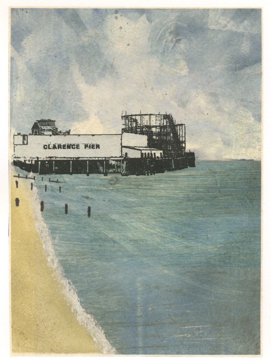 Clarence Pier by Kate Watkins