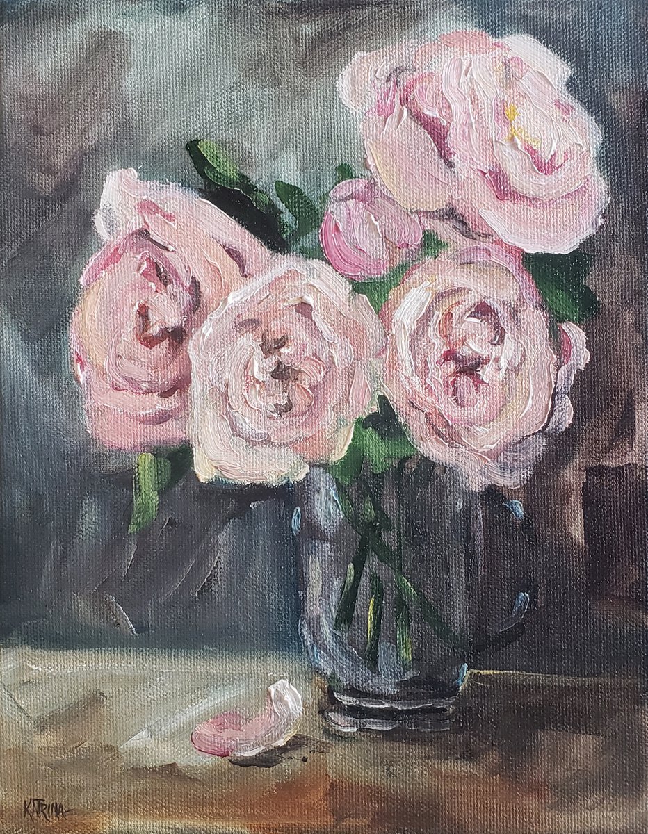 Compassion - Peonies - Flowers by Katrina Case