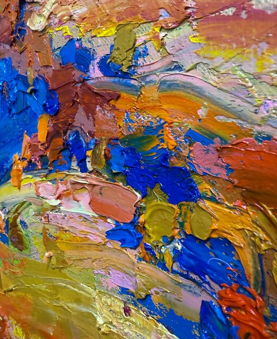 Fires of autumn hills