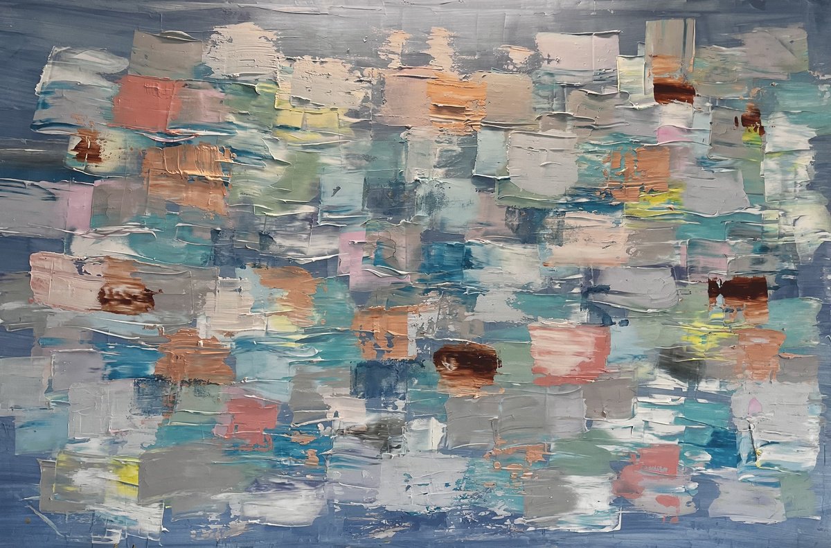 DEEP DIMENSION BLUE I by Berta Giner