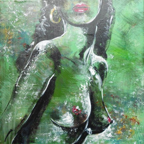 Maya in Green by Sheila Volpe