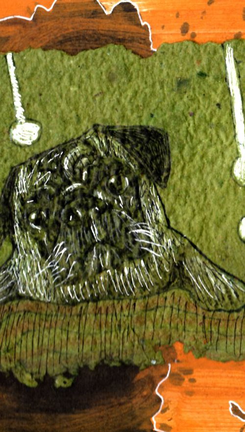 Playing with pug by Pavel Kuragin