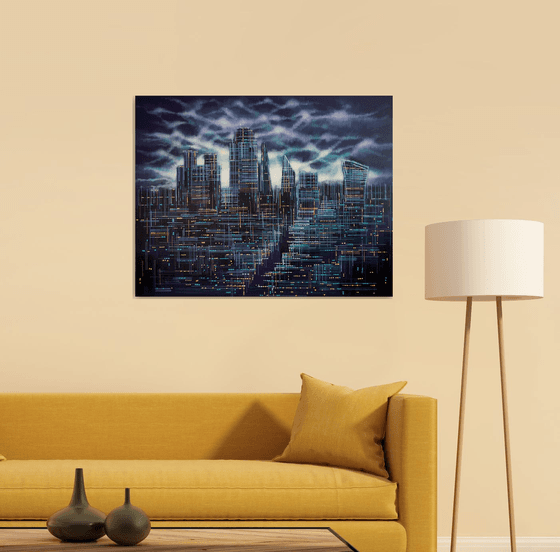 London Skyline Night