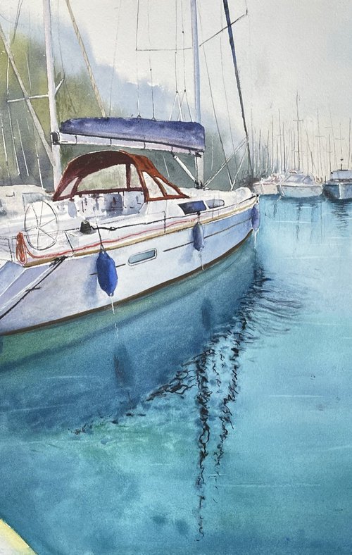 Sailboat-12 by Erkin Yılmaz