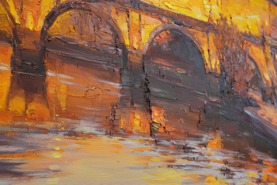 St. Angelo Bridge in Rome