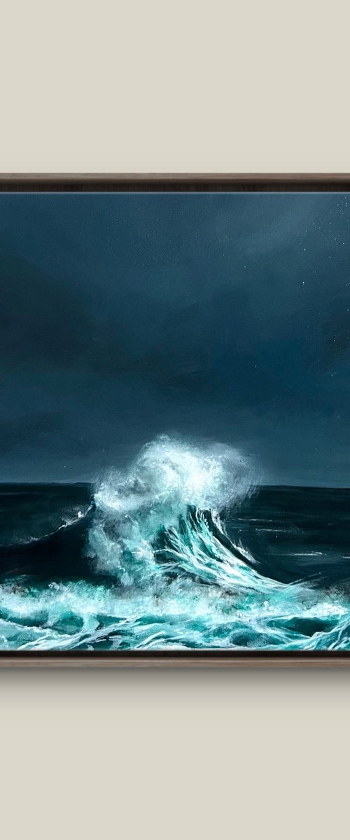 Wave at the ocean by Valentina Ash