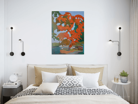 Autumn Courtyard