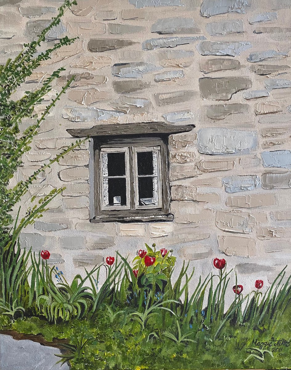 The Old Stone House By Maggie Jukes, 12 X 16, Artwork For Sale On Artfinder