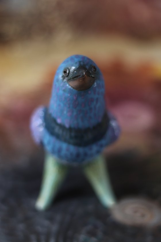 Tiny Birdy. Ceramic sculpture