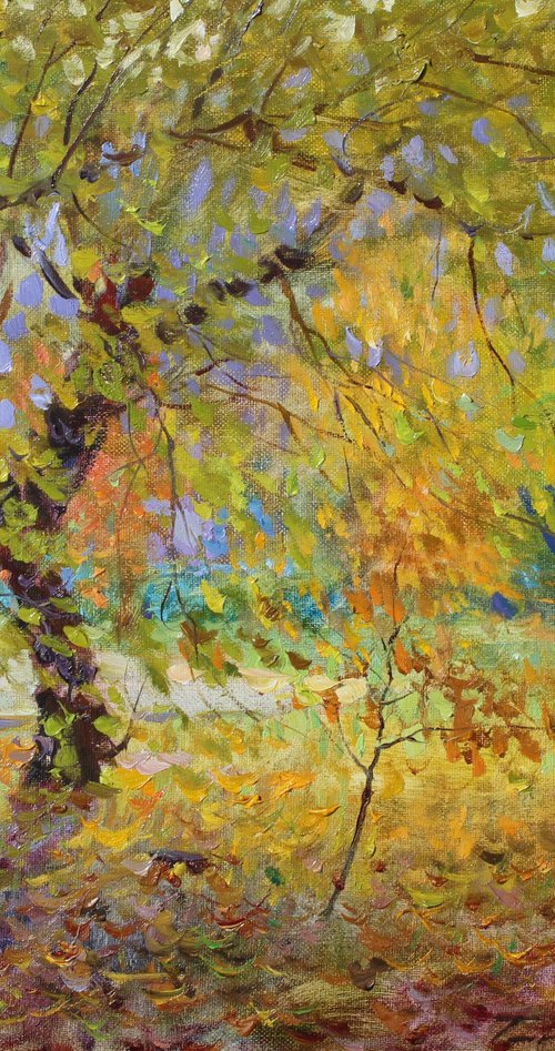 Autumn landscape by Volodymyr Tarabanov
