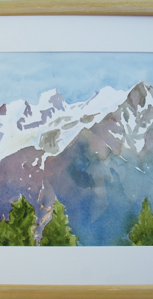 The Mont-Blanc massif by Jean-Noël Le Junter