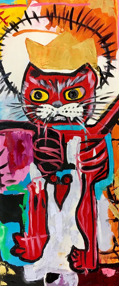 RED KING CAT by Olga Koval
