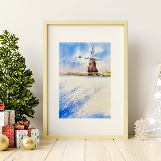 Winter Windmill