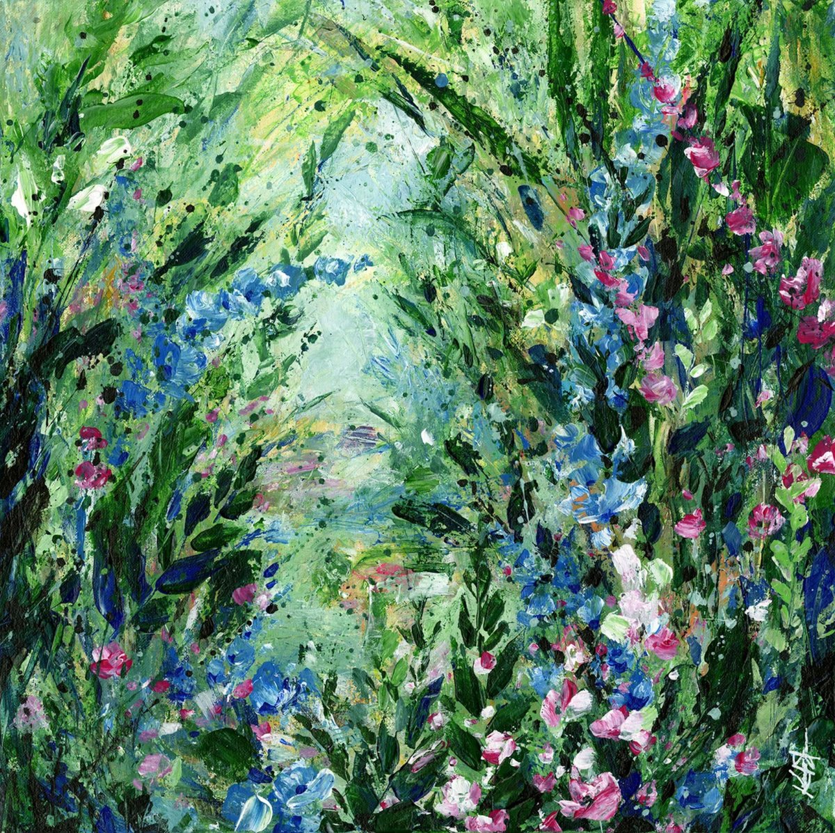 Garden Of Wonderful By Kathy Morton Stanion, 20 X 20, Artwork For Sale On Artfinder