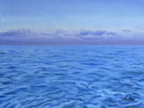 Calm Afternoon Sea by Aida Markiw