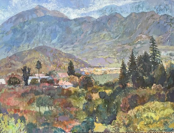 Autumn in the mountain valley