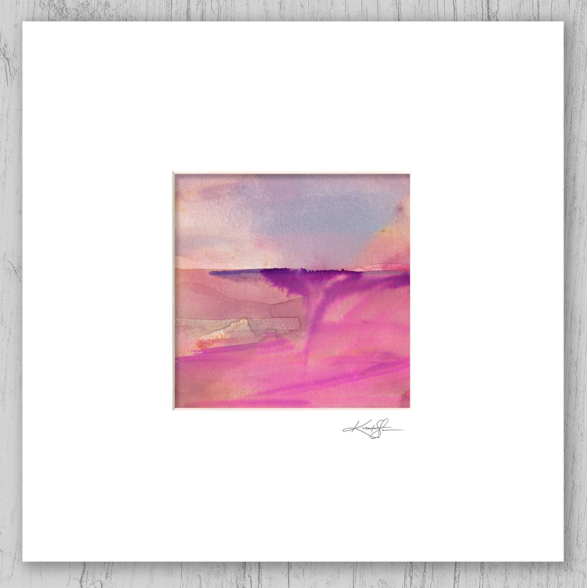 A Mystic Dream Journey 6 - Small Abstract Landscape Painting by Kathy Morton Stanion by Kathy Morton Stanion
