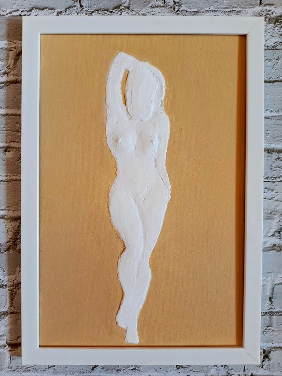 Nude female VII Base relief