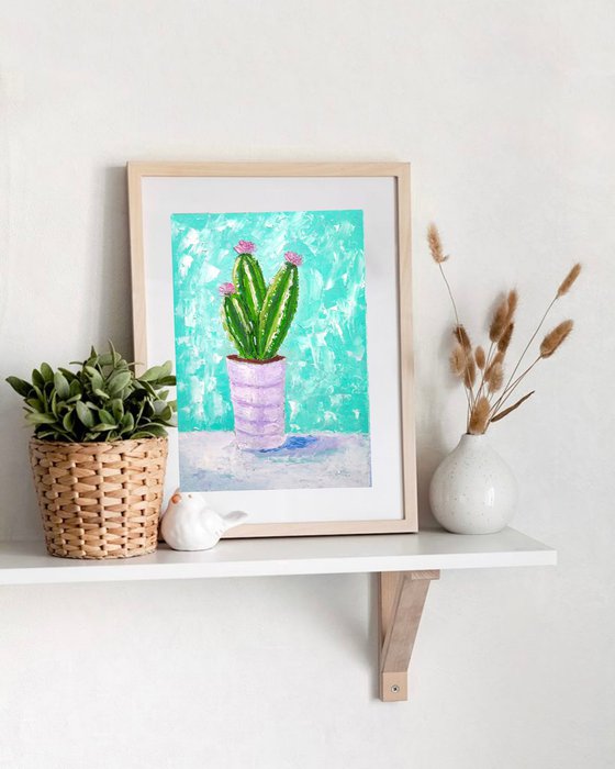 Still life with cactus