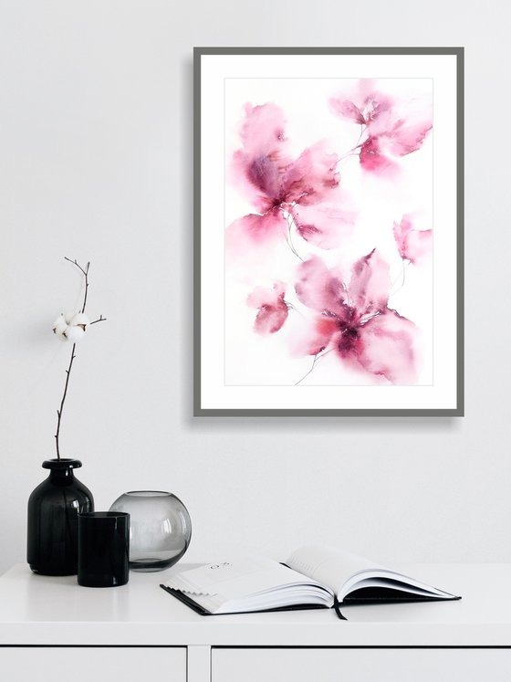Pink flowers