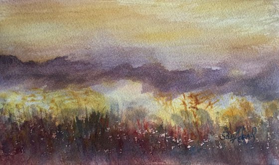 Cot valley at dusk