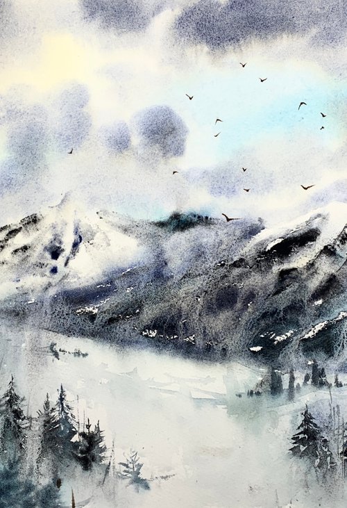 Mountainscape #12 by Eugenia Gorbacheva