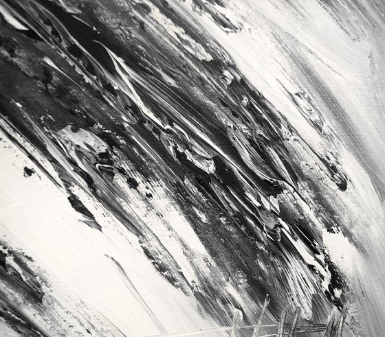 Stick: Abstraction Black And White 1