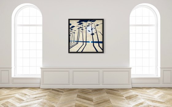 Cap Coz indigo 100x100