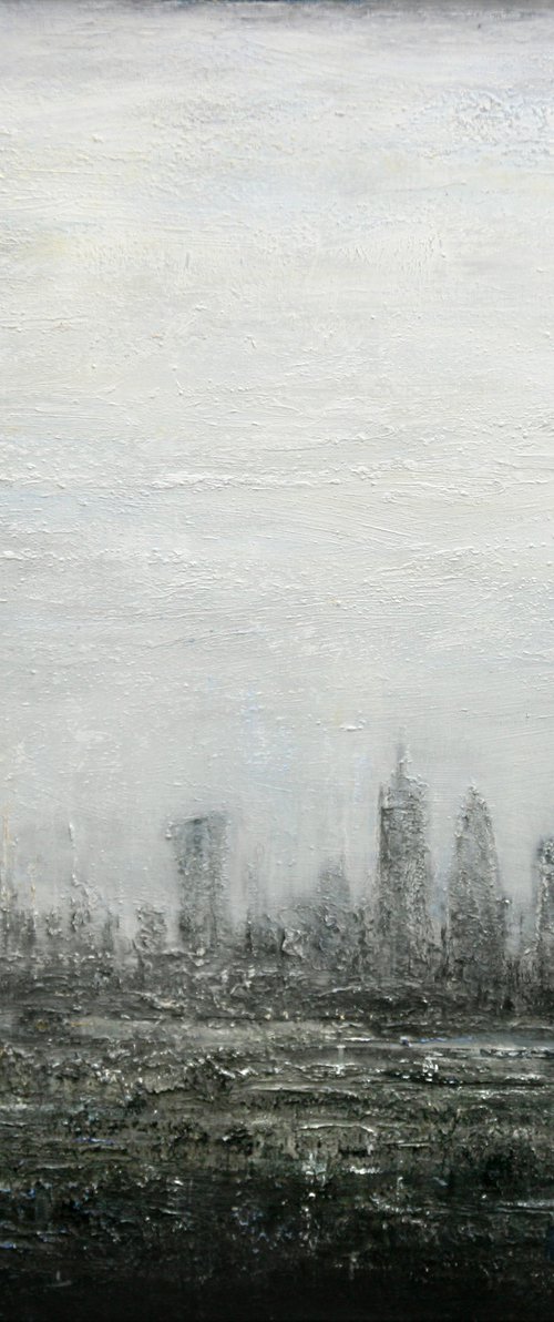 Abstract Cityscape V by Behshad Arjomandi