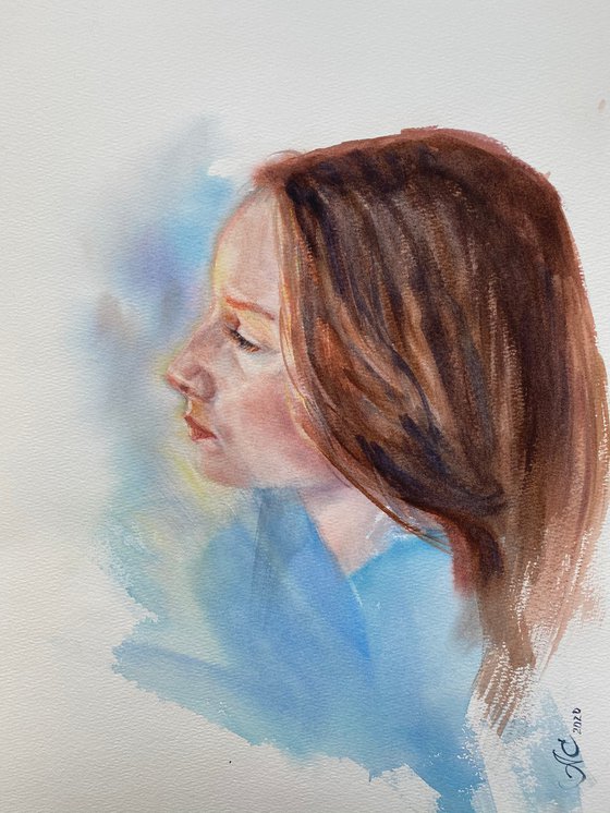 Sunset light. Tenderness