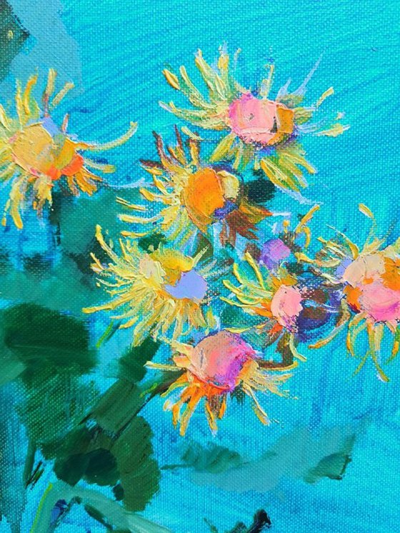 Sunflower.    Sunny day