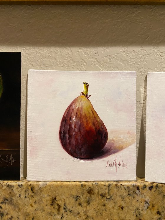 Fig California Still Life Fruit Original Oil Painting