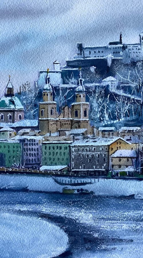 Salzburg winter scene by Darren Carey