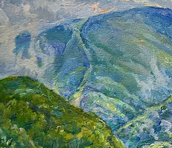 Green Energy painting by Aleksandr Dubrovskyy