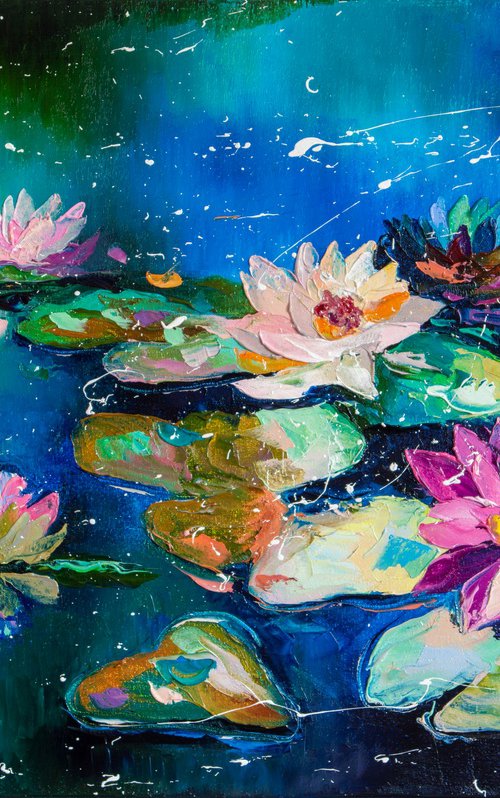 Charming water lilies by Liubov Kuptsova